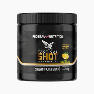 Tactical shot pré workout - Limão Siciliano - NOVA FÓRMULA