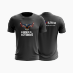 Camisa Federal Nutrition Masculina Cinza – Estampa Preta | Versatilidade, Conforto e Estilo