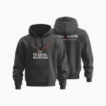 Moletom Federal Nutrition Cinza Chumbo – Estampa Águia Patriótica | Conforto e Estilo Imponente 🌑🦅