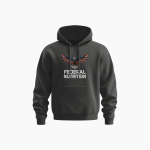 Moletom Federal Nutrition Cinza Chumbo – Estampa Águia Patriótica | Conforto e Estilo Imponente 🌑🦅