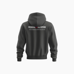Moletom Federal Nutrition Cinza Chumbo – Estampa Águia Patriótica | Conforto e Estilo Imponente 🌑🦅
