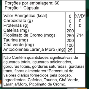 Black Eagle Termogênico – 60 Cápsulas